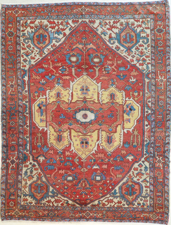 Wool Antique Serapi