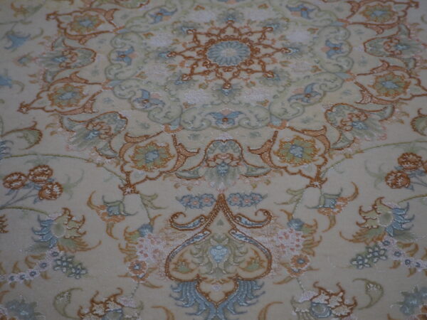 Signed Silk+Wool Tabriz - Image 4