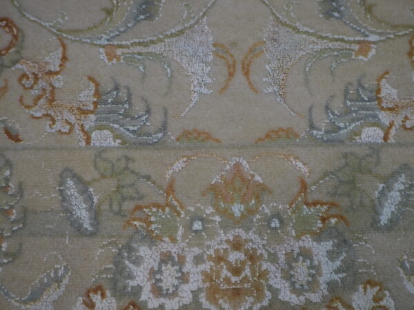 Signed Silk+Wool Tabriz - Image 3